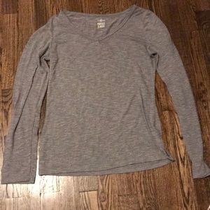 Gray Long Sleeve T-Shirt